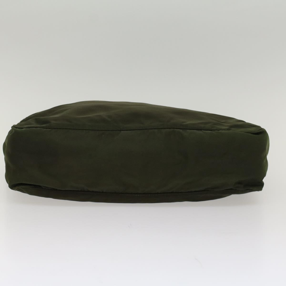 PRADA Hand Bag Nylon Green Auth cl762