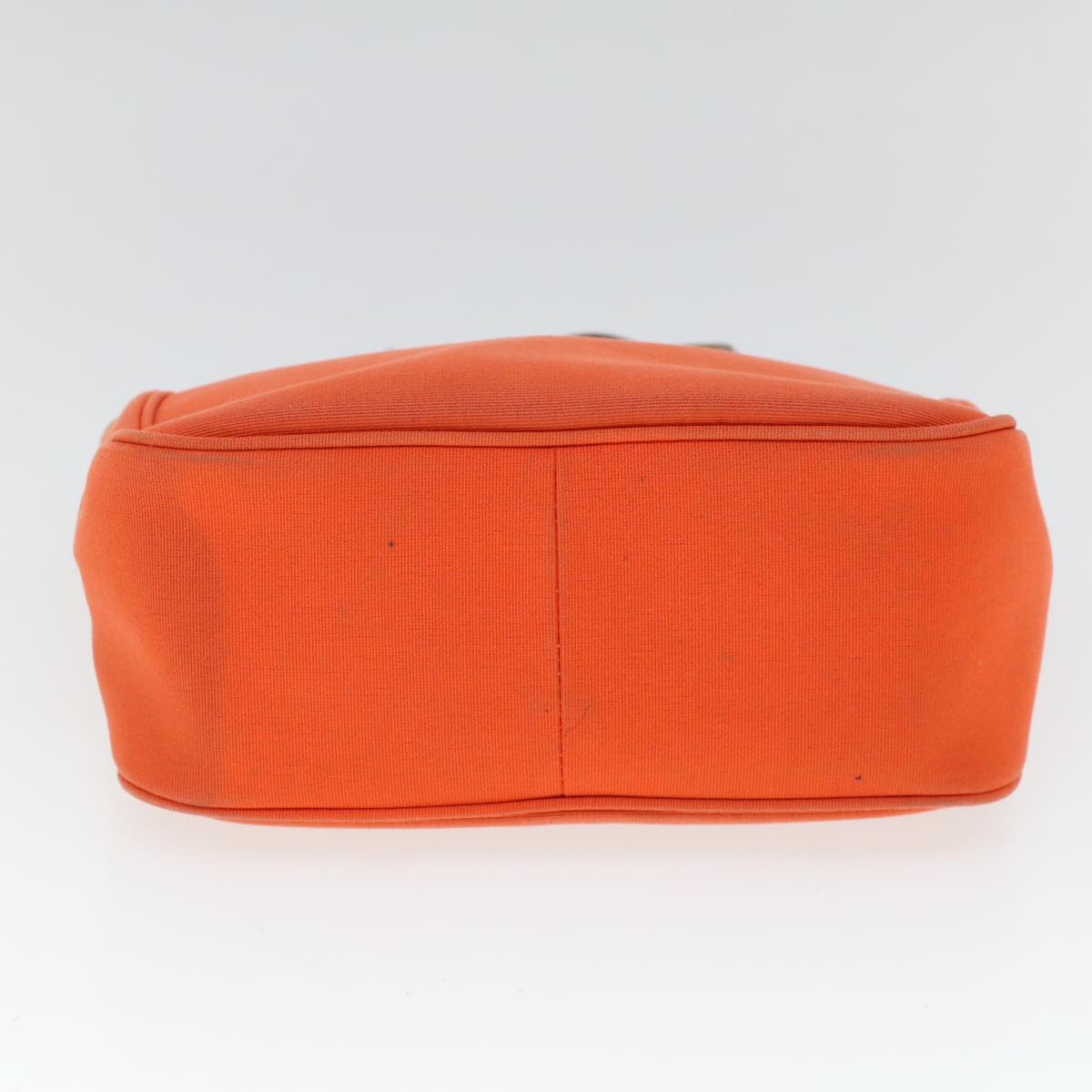 BURBERRY Hand Bag Canvas Orange Auth cl763