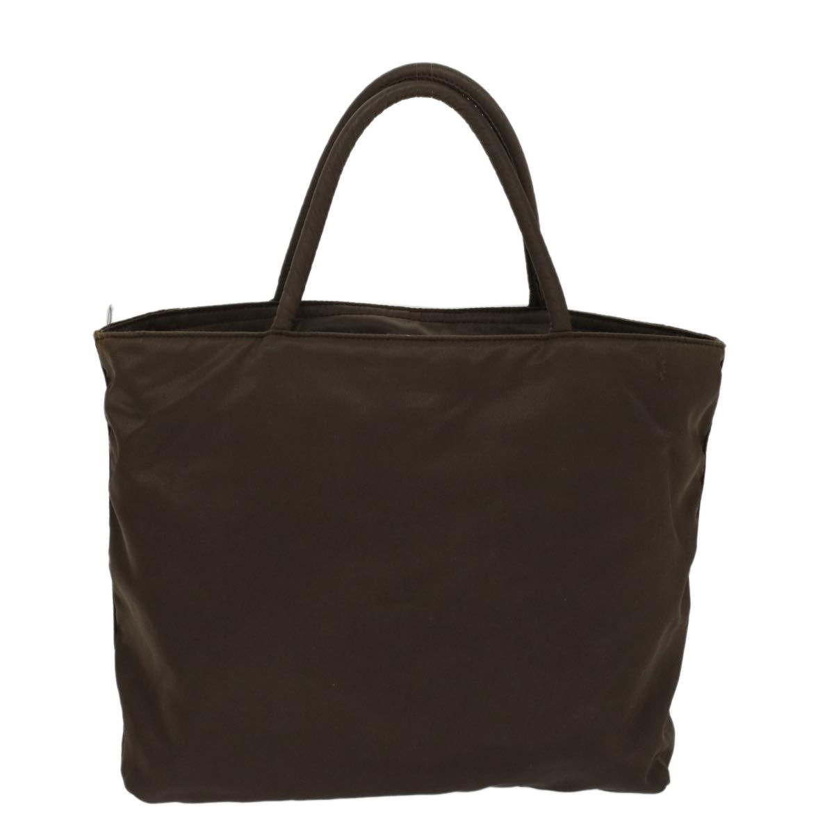 PRADA Hand Bag Nylon Brown Auth cl767 - 0