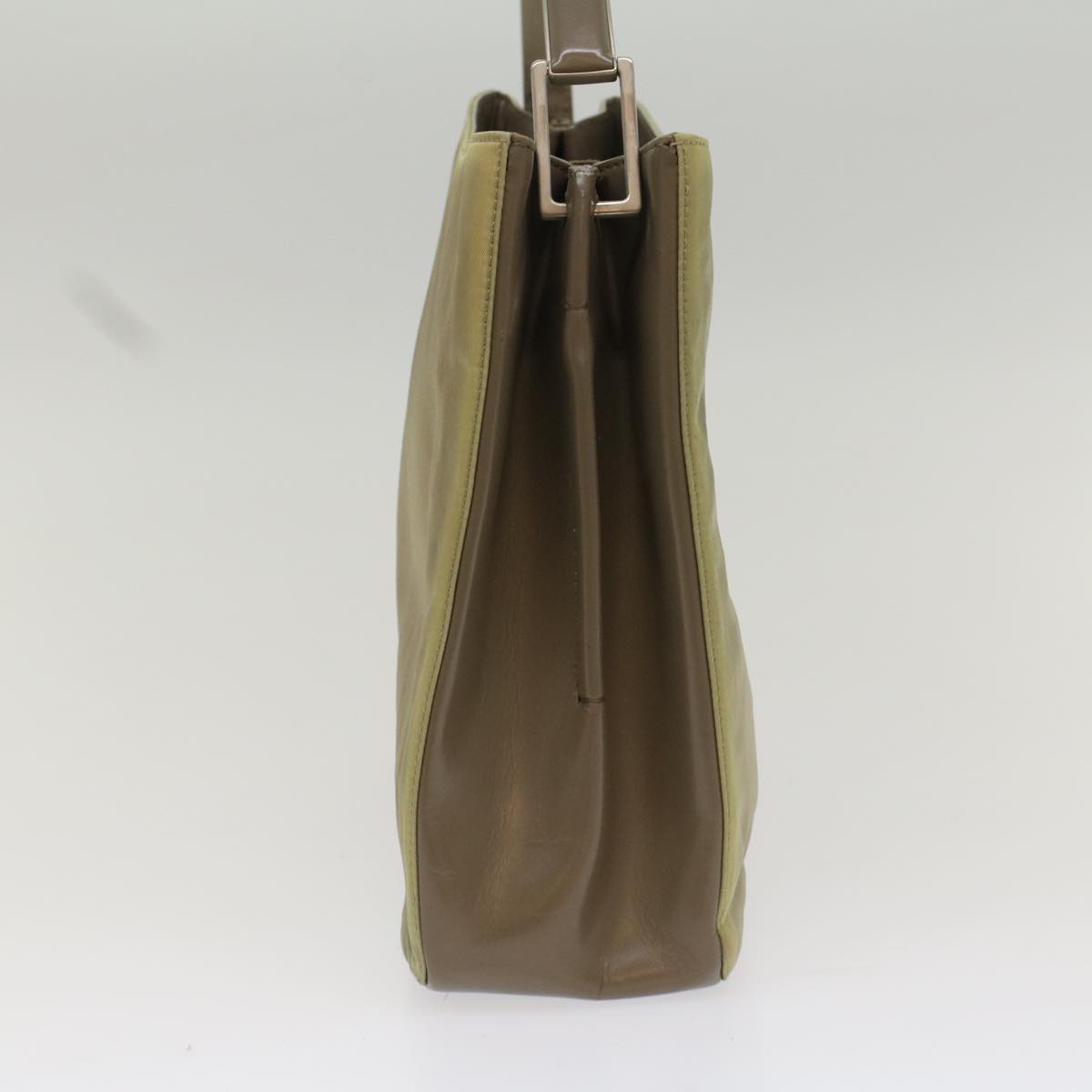 PRADA Shoulder Bag Nylon Khaki Auth cl771