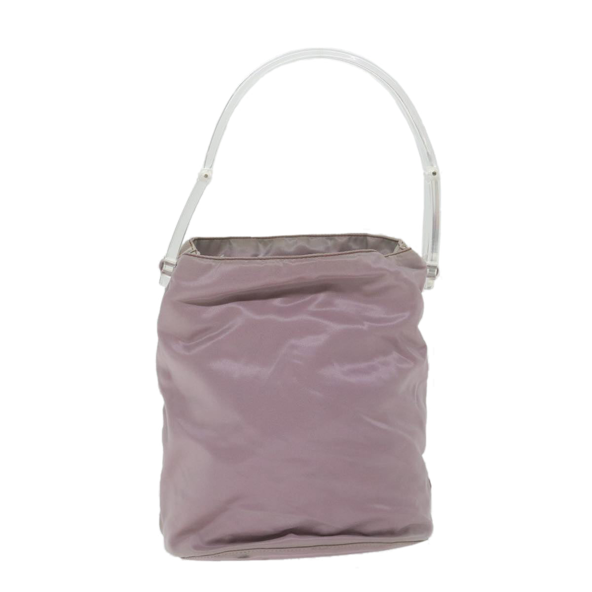 PRADA Hand Bag Nylon Purple Auth cl796 - 0
