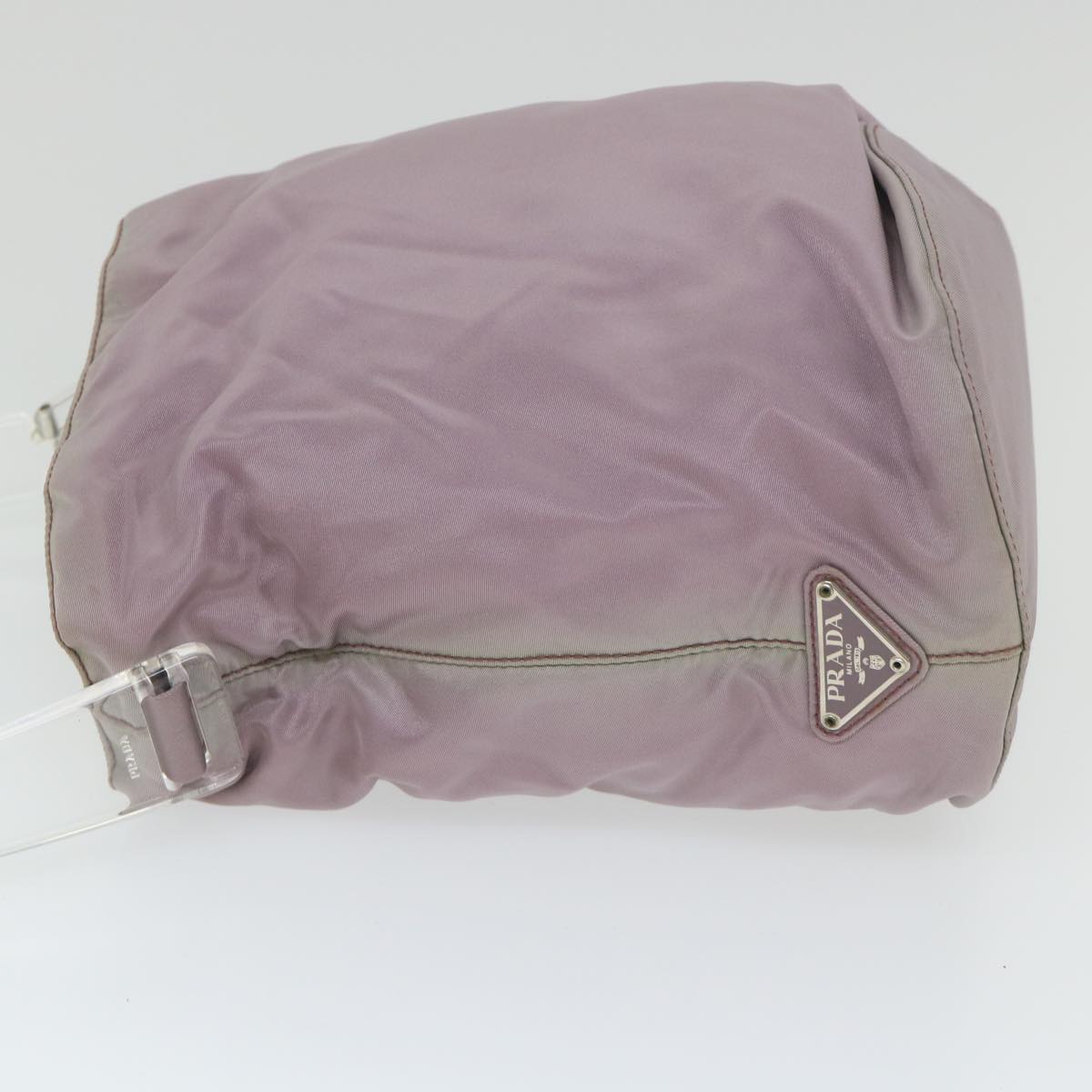 PRADA Hand Bag Nylon Purple Auth cl796