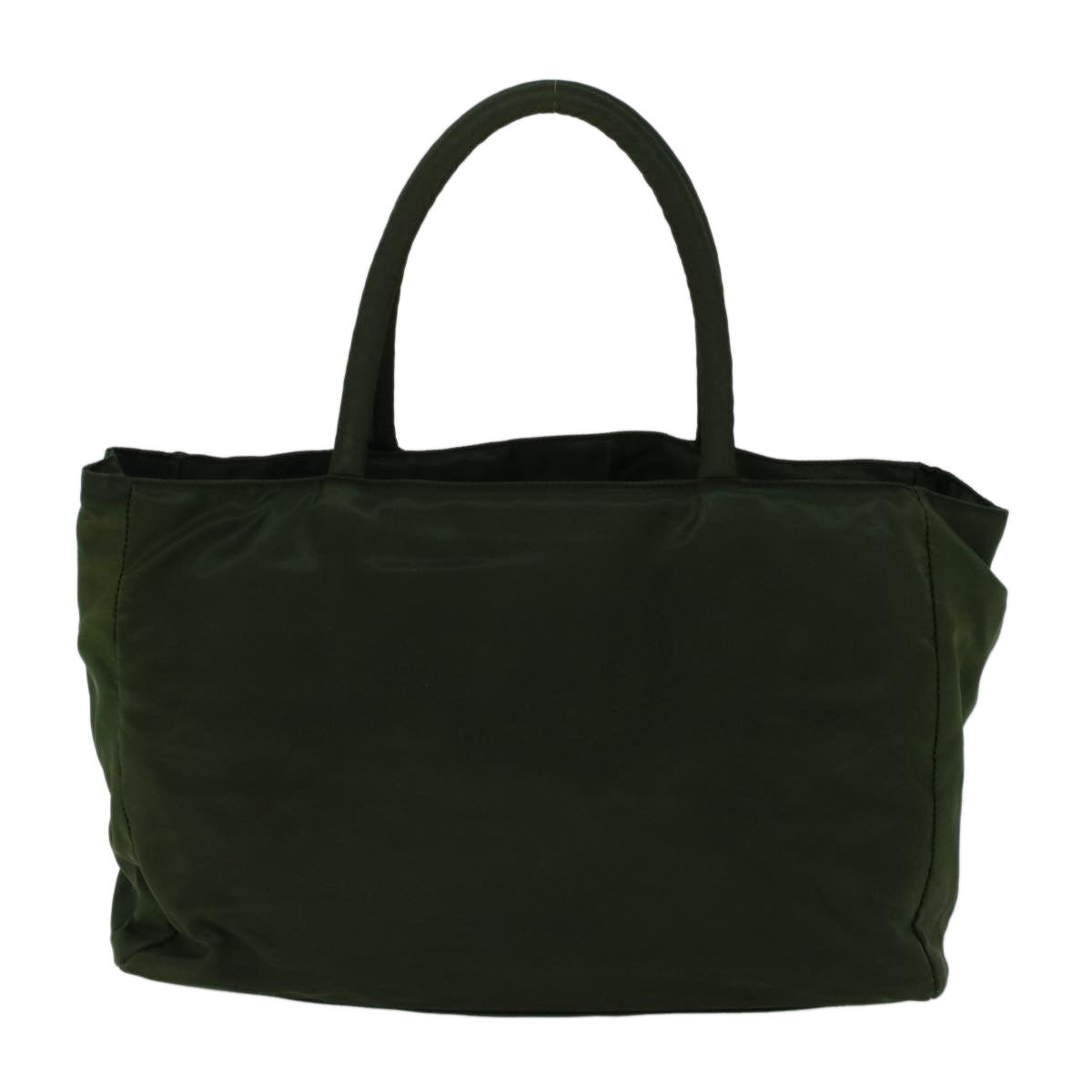 PRADA Hand Bag Nylon Green Auth cl802 - 0