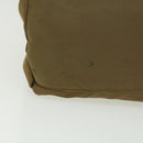 PRADA Hand Bag Nylon Khaki Auth cr603-6