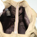 PRADA Hand Bag Nylon Khaki Auth cr603-19