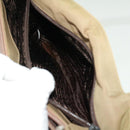 PRADA Hand Bag Nylon Khaki Auth cr603-23