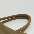 PRADA Hand Bag Nylon Khaki Auth cr603-9