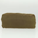 PRADA Hand Bag Nylon Khaki Auth cr603-5
