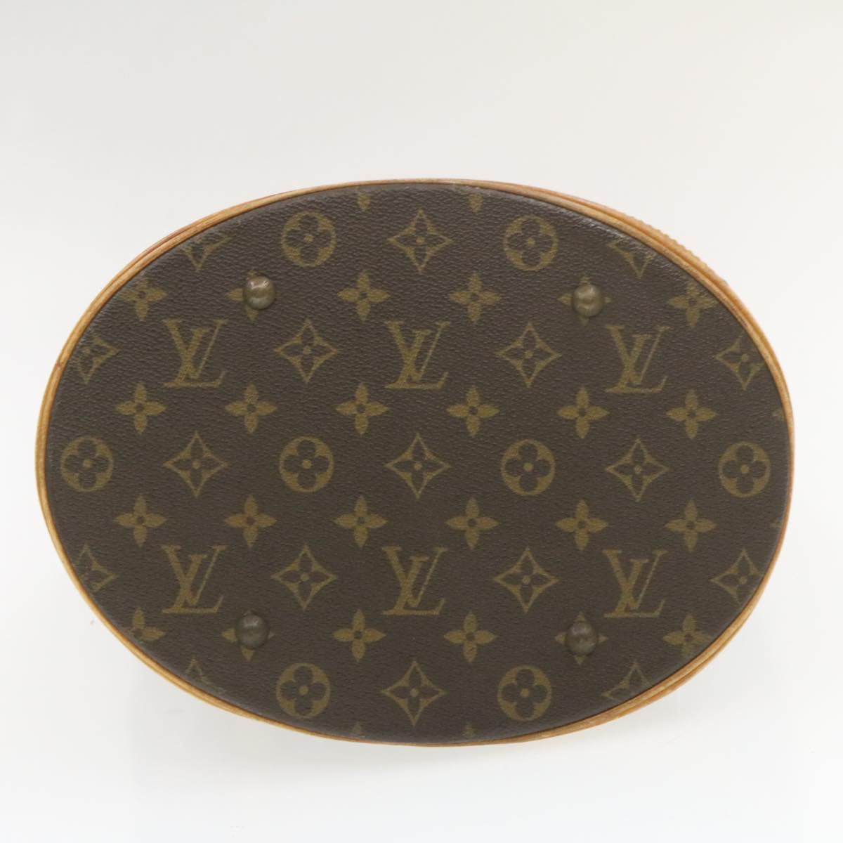 LOUIS VUITTON Monogram Bucket GM Shoulder Bag M42236 LV Auth cr654