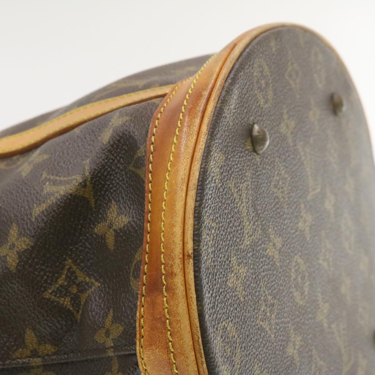 LOUIS VUITTON Monogram Bucket GM Shoulder Bag M42236 LV Auth cr654