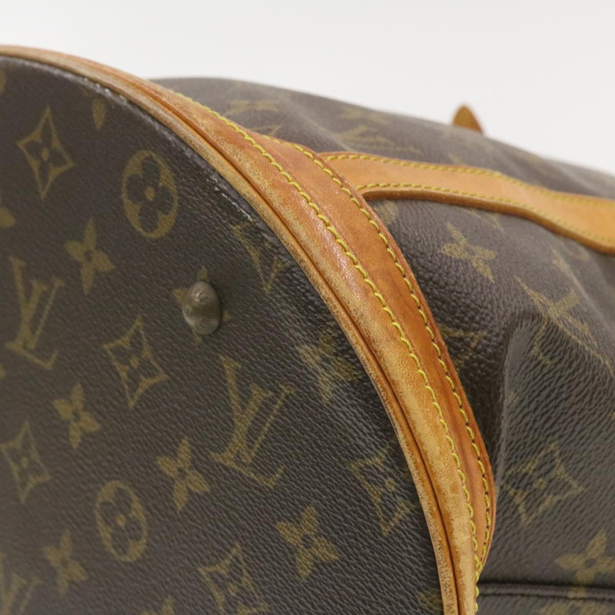 LOUIS VUITTON Monogram Bucket GM Shoulder Bag M42236 LV Auth cr654