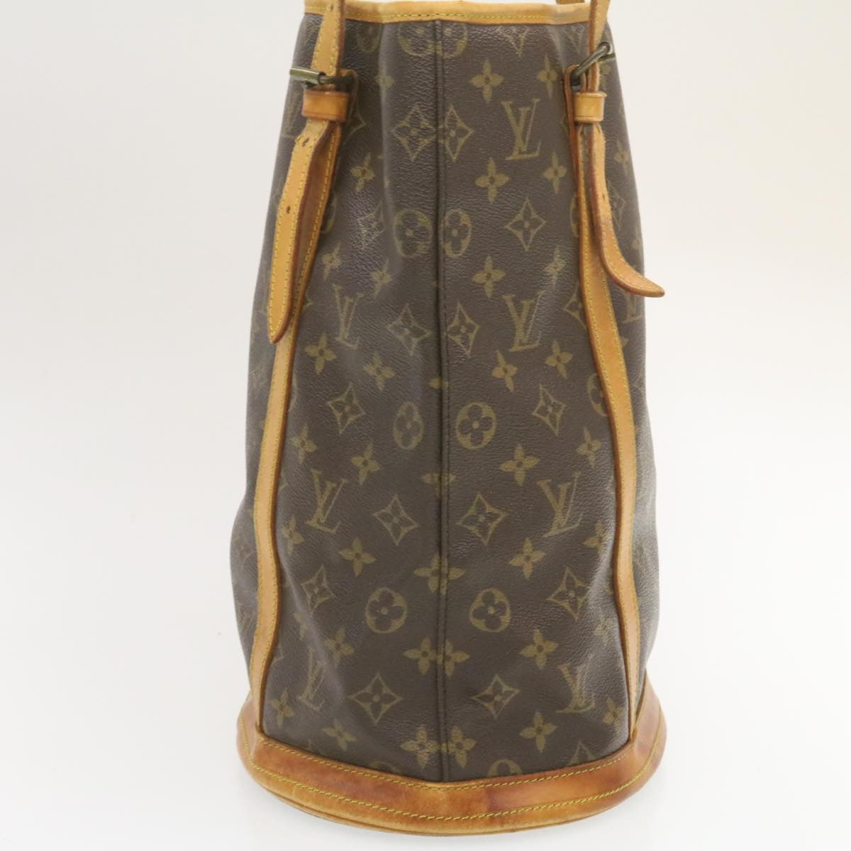 LOUIS VUITTON Monogram Bucket GM Shoulder Bag M42236 LV Auth cr654