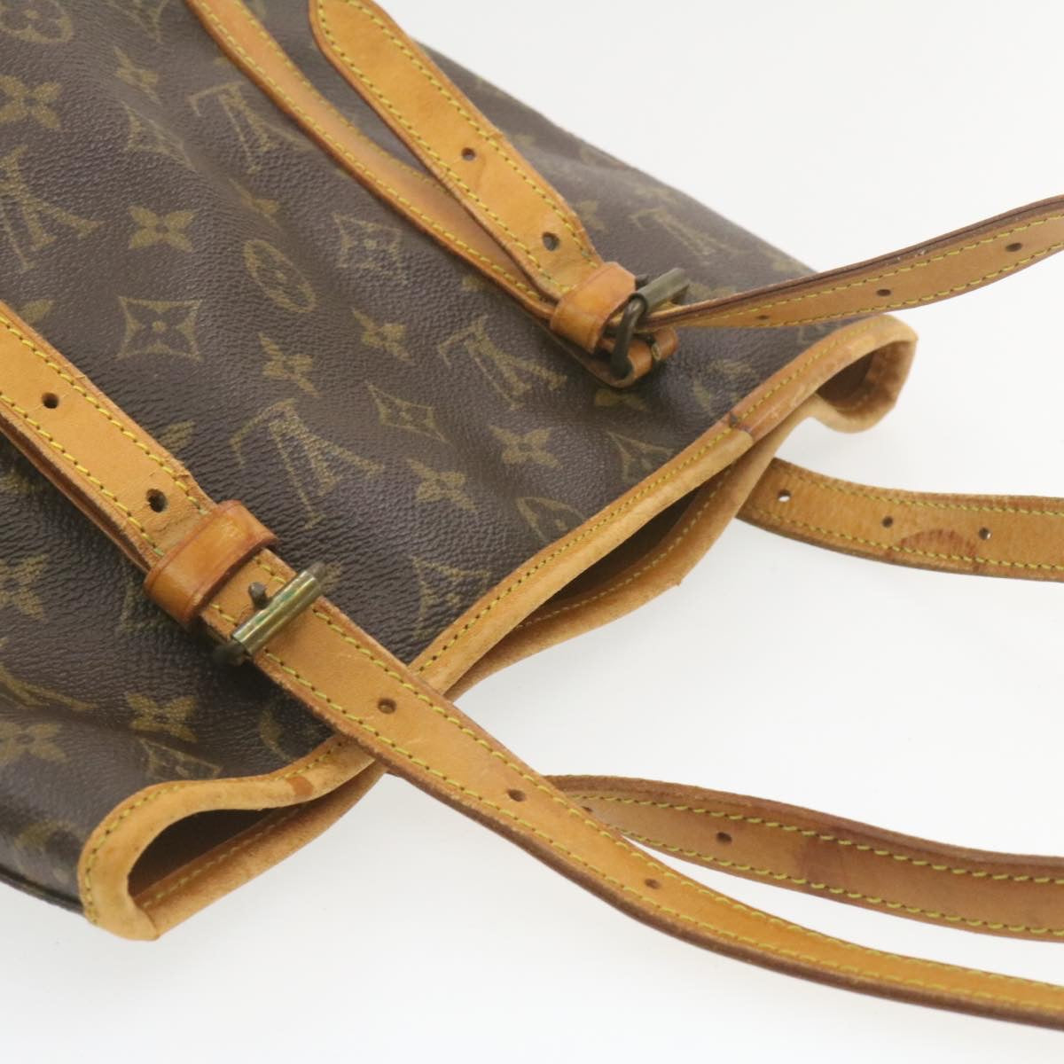 LOUIS VUITTON Monogram Bucket GM Shoulder Bag M42236 LV Auth cr654