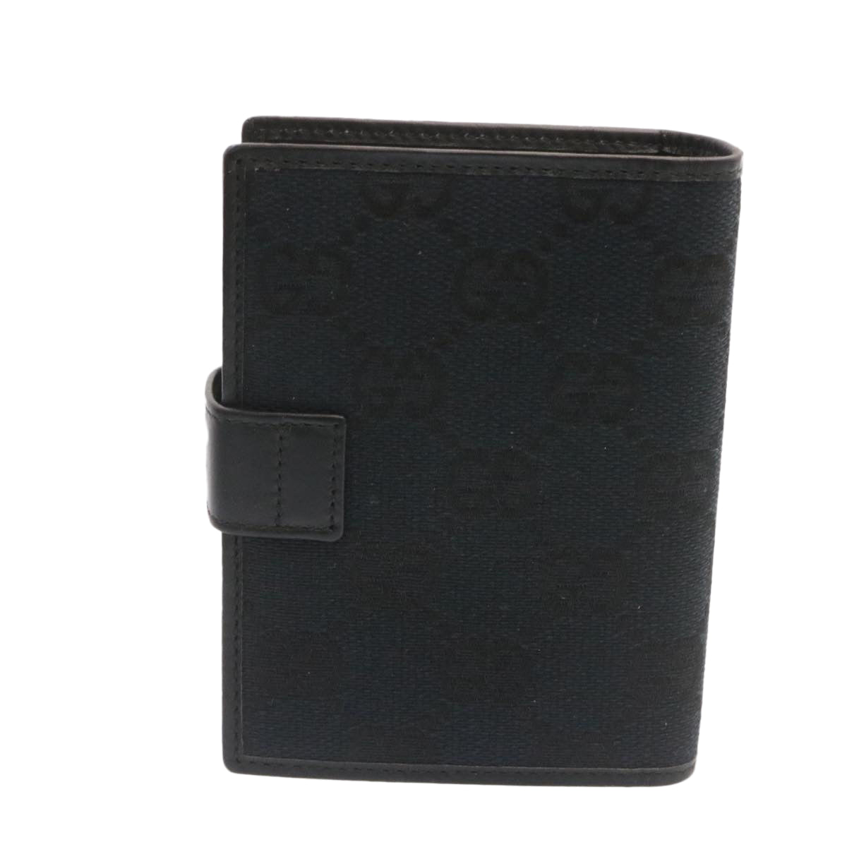 GUCCI GG Canvas Mini Notebook Cover Ballpoint Pen Black Auth ds051 - 0