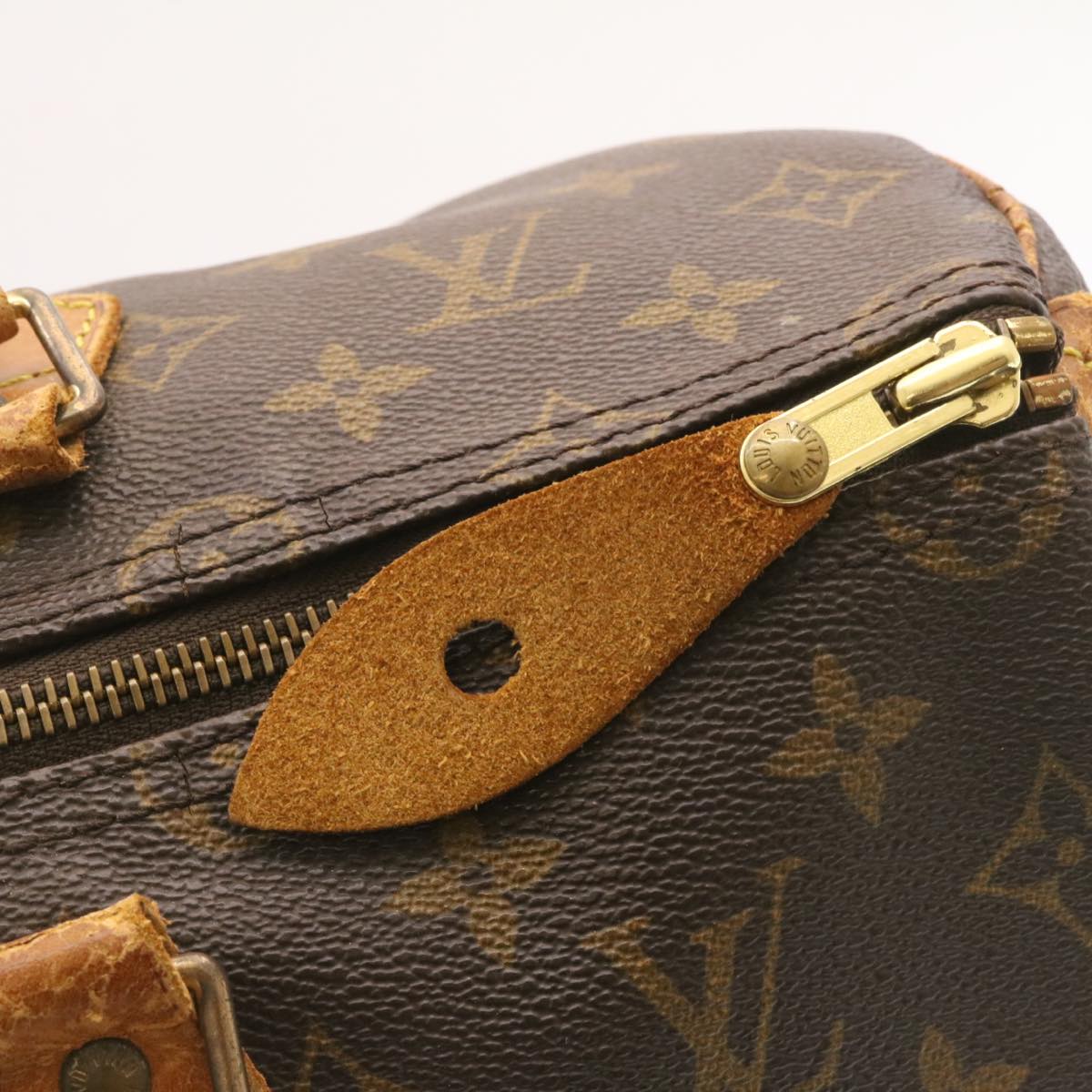 LOUIS VUITTON Monogram Speedy 35 Hand Bag M41524 LV Auth ds162