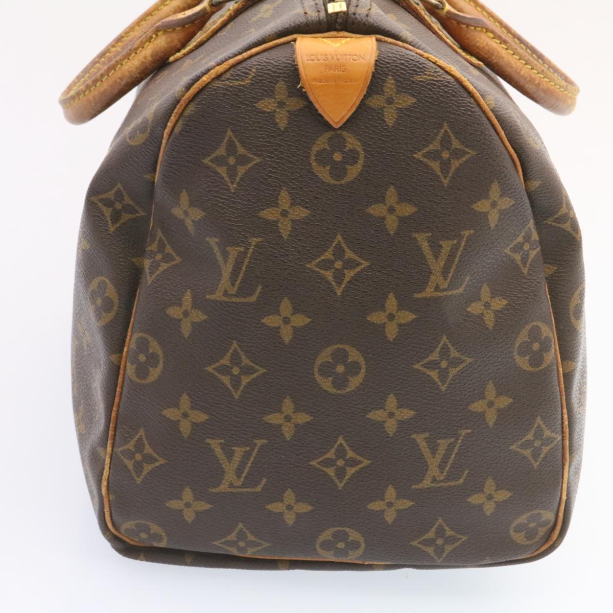 LOUIS VUITTON Monogram Speedy 35 Hand Bag M41524 LV Auth ds162