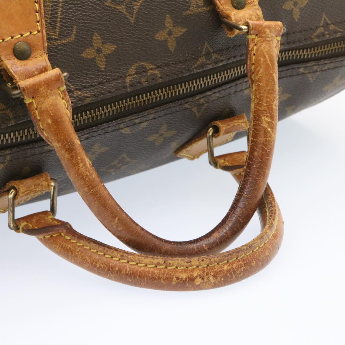 LOUIS VUITTON Monogram Speedy 35 Hand Bag M41524 LV Auth ds162