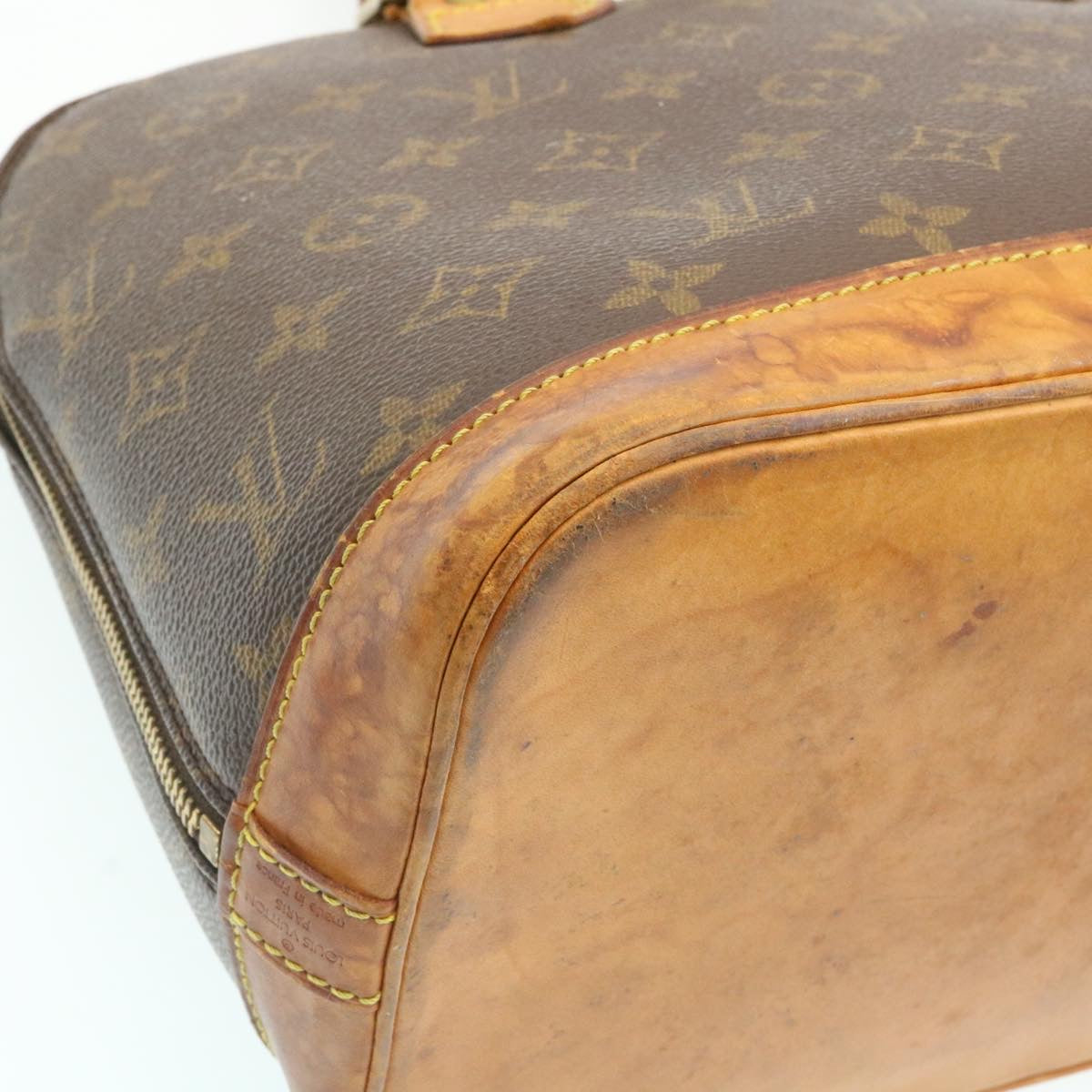 LOUIS VUITTON Monogram Alma Hand Bag M51130 LV Auth ds179