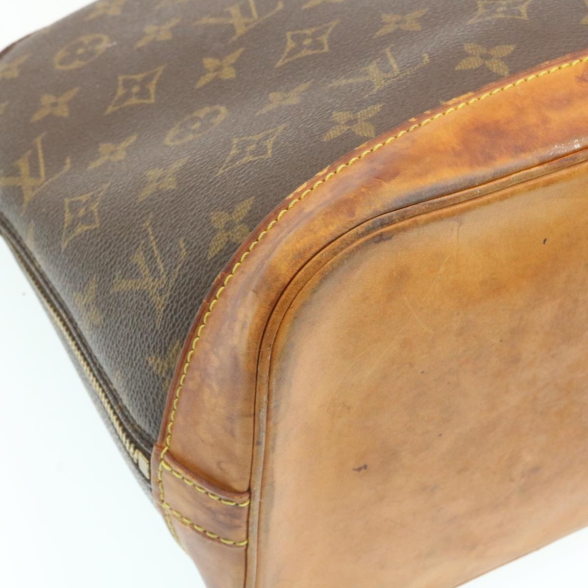 LOUIS VUITTON Monogram Alma Hand Bag M51130 LV Auth ds179