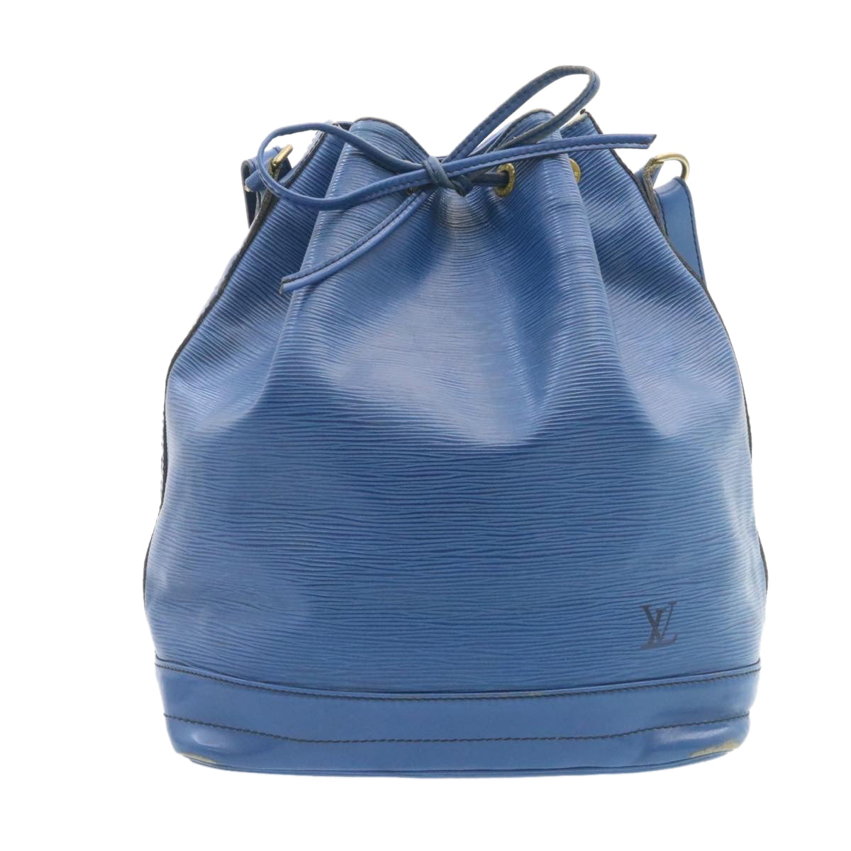 LOUIS VUITTON Epi Noe Shoulder Bag Blue M44005 LV Auth ds217