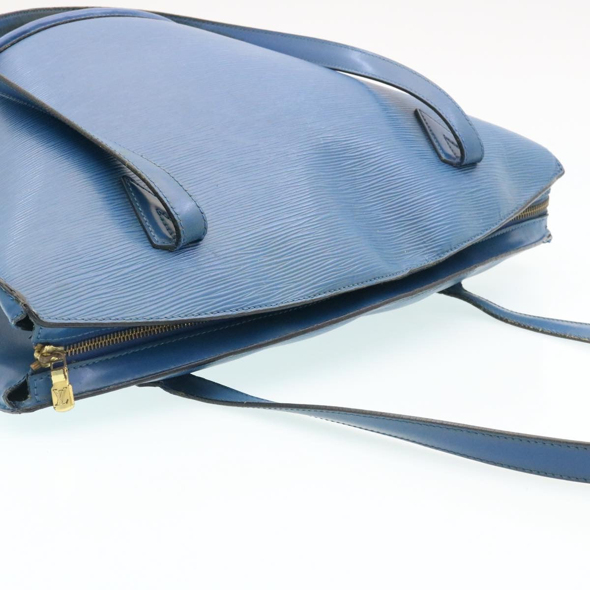LOUIS VUITTON Epi Saint Jacques Shopping Shoulder Bag Blue M52275 Auth ds220