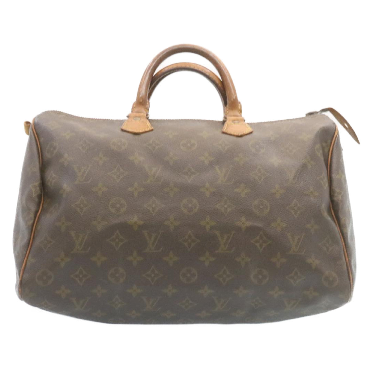 LOUIS VUITTON Monogram Speedy 35 Hand Bag M41524 LV Auth ds280