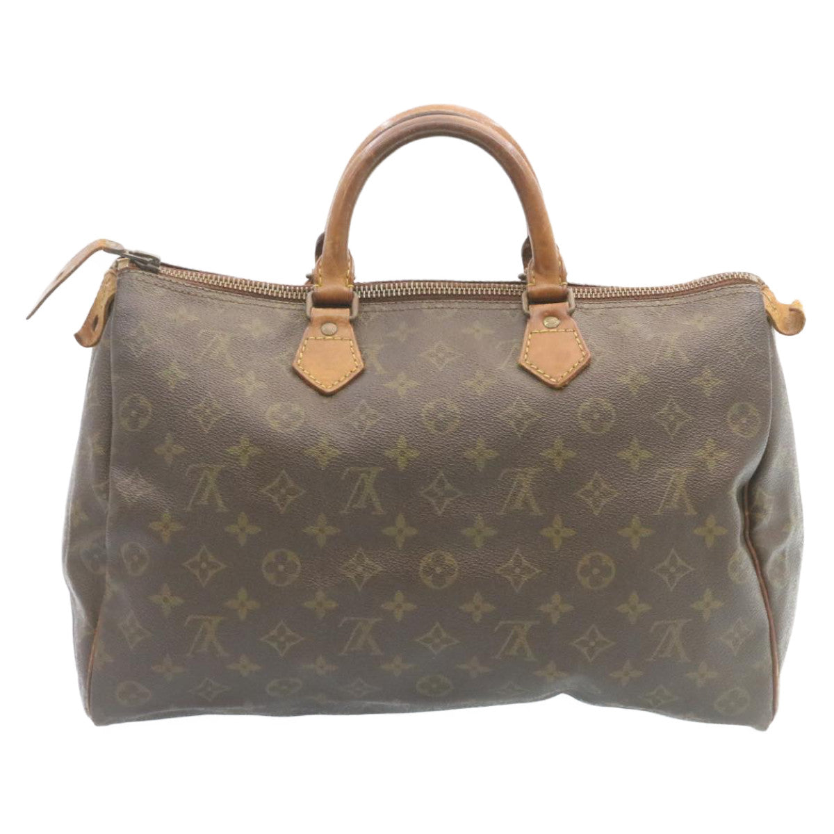 LOUIS VUITTON Monogram Speedy 35 Hand Bag M41524 LV Auth ds280