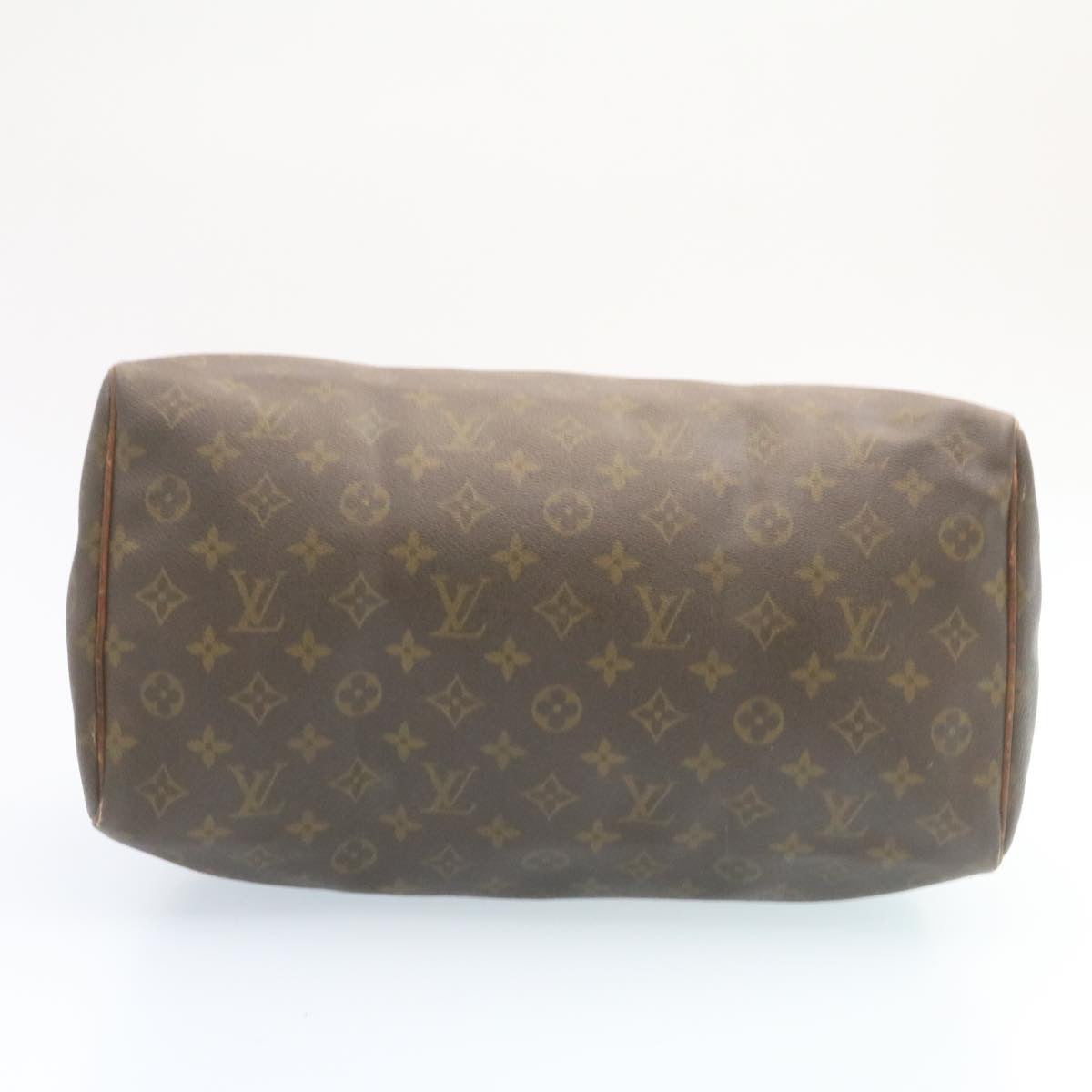 LOUIS VUITTON Monogram Speedy 35 Hand Bag M41524 LV Auth ds280