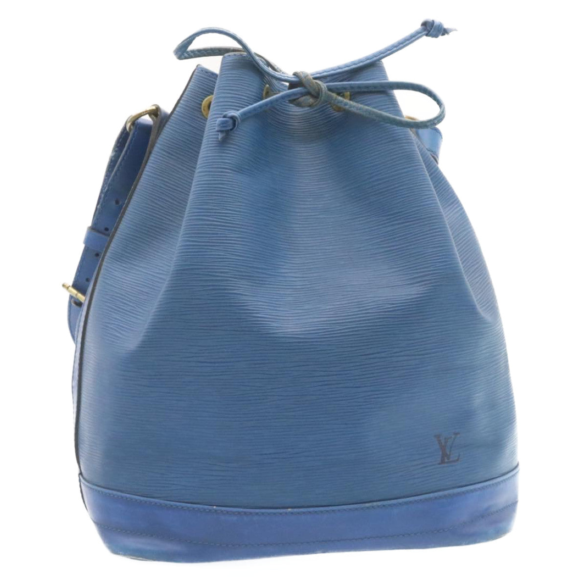 LOUIS VUITTON Epi Noe Shoulder Bag Blue M44005 LV Auth ds289