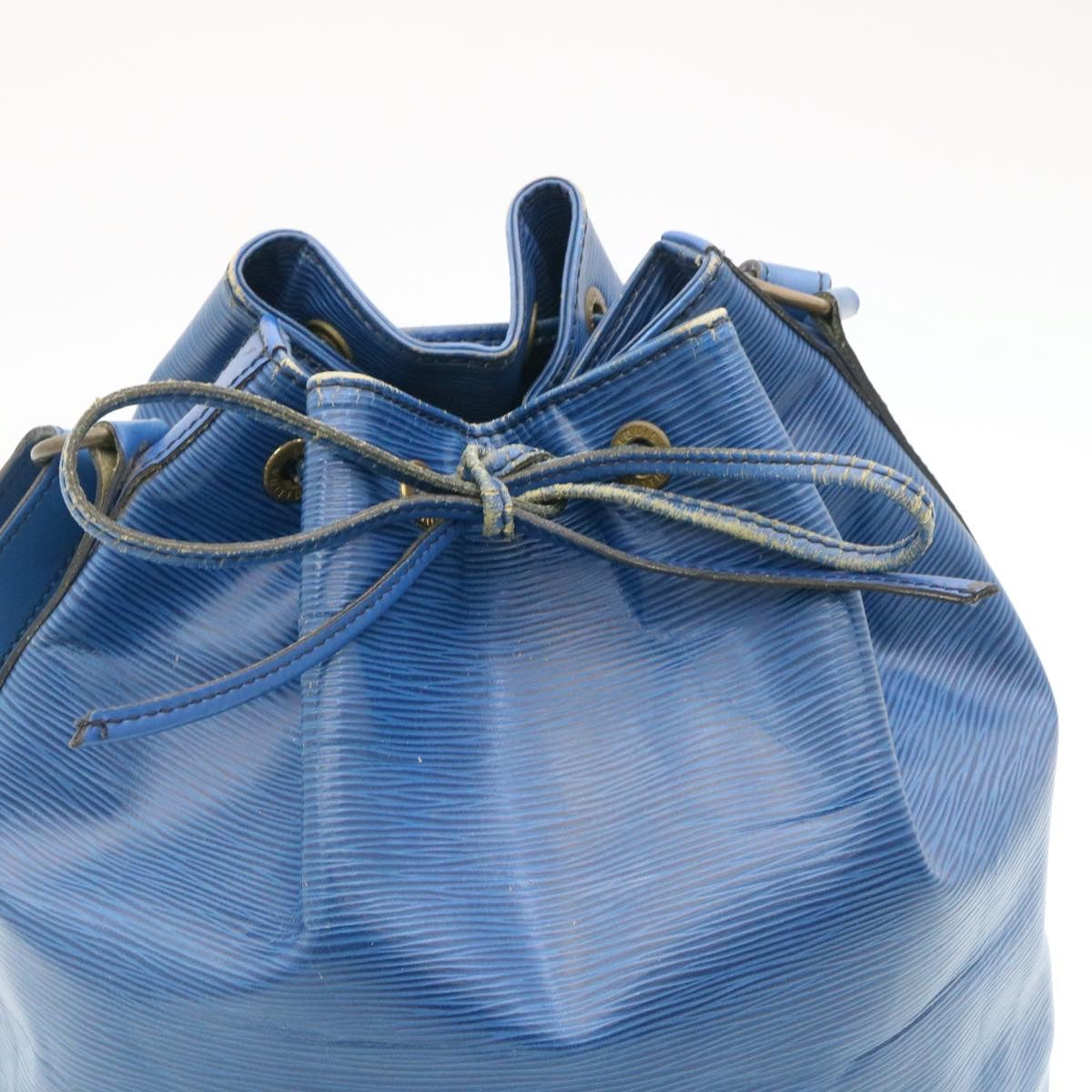 LOUIS VUITTON Epi Noe Shoulder Bag Blue M44005 LV Auth ds338
