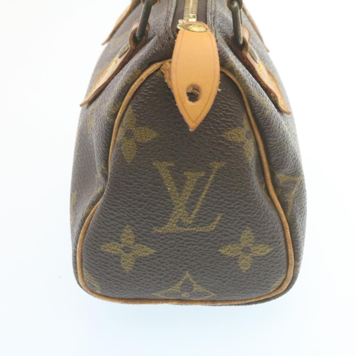 LOUIS VUITTON Monogram Mini Speedy Hand Bag M41534 LV Auth ds353