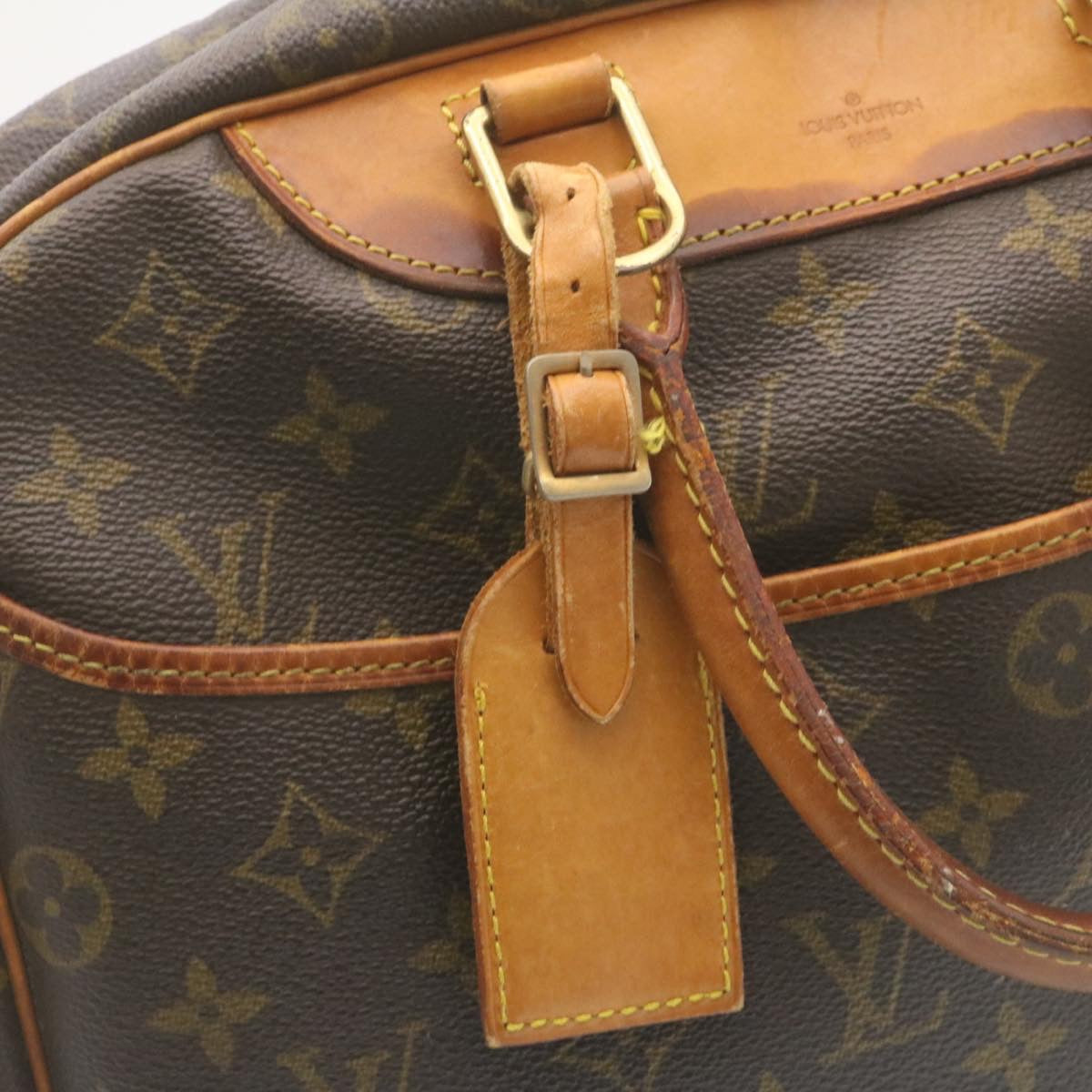 LOUIS VUITTON Monogram Deauville Hand Bag M47270 LV Auth ds376