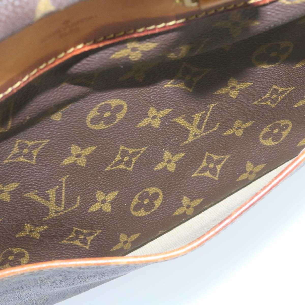 LOUIS VUITTON Monogram Deauville Hand Bag M47270 LV Auth ds376