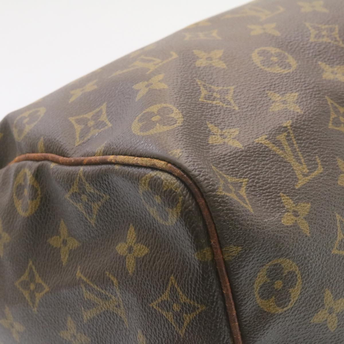 LOUIS VUITTON Monogram Speedy 35 Hand Bag M41524 LV Auth ds377