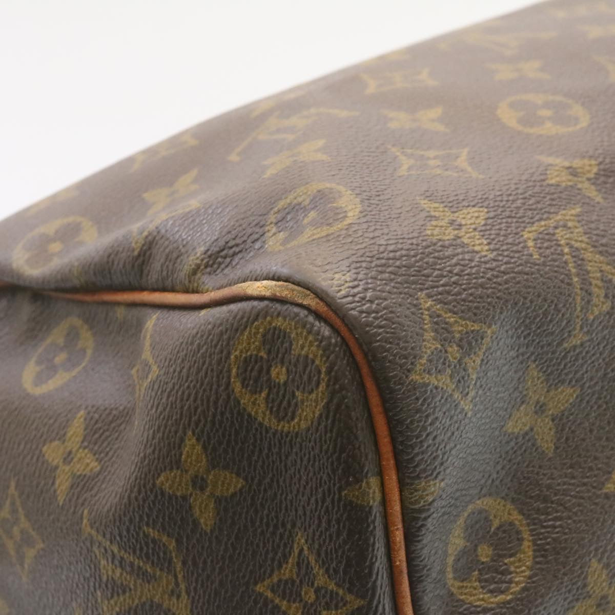 LOUIS VUITTON Monogram Speedy 35 Hand Bag M41524 LV Auth ds377