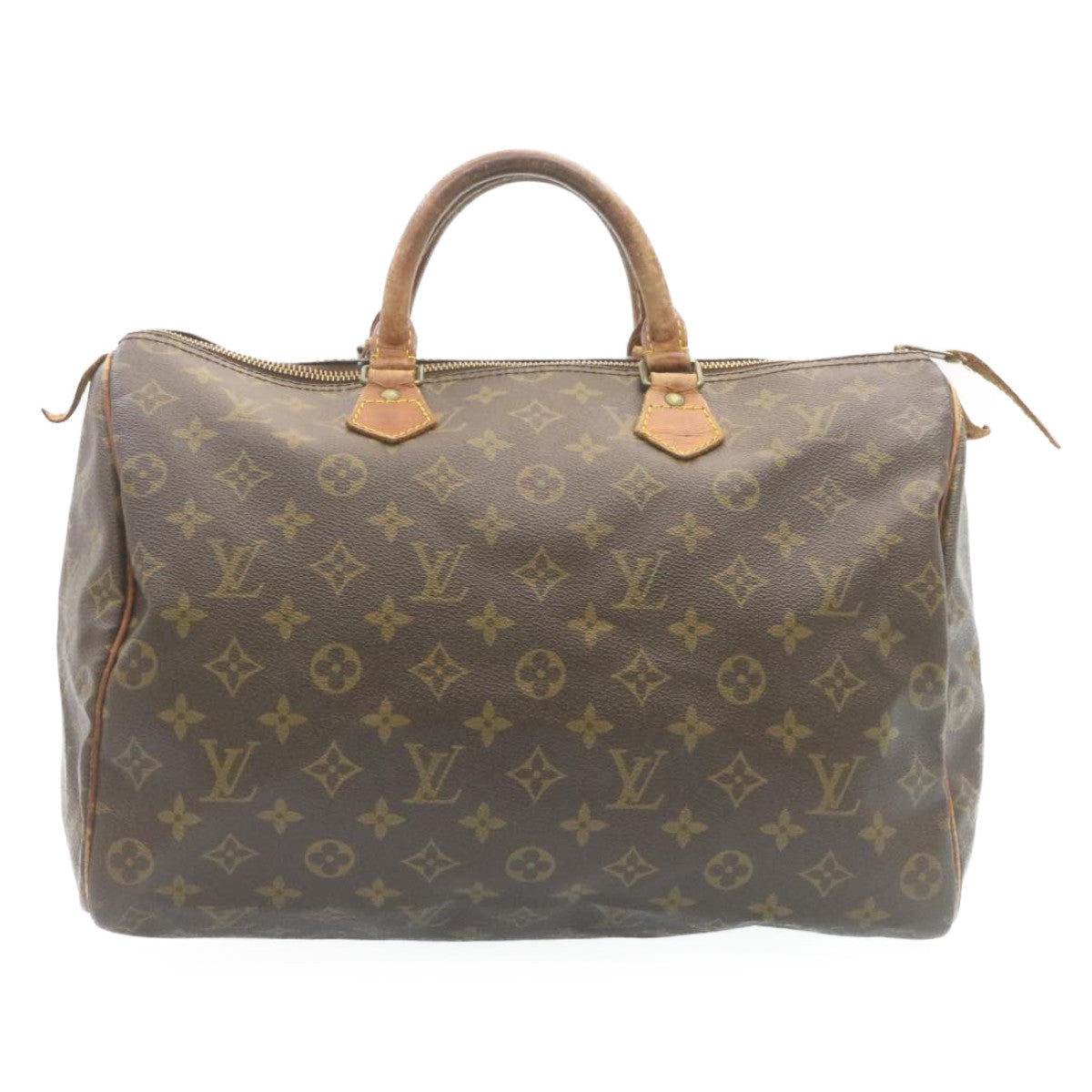 LOUIS VUITTON Monogram Speedy 35 Hand Bag M41524 LV Auth ds377