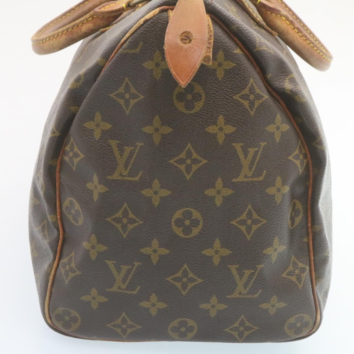 LOUIS VUITTON Monogram Speedy 35 Hand Bag M41524 LV Auth ds377