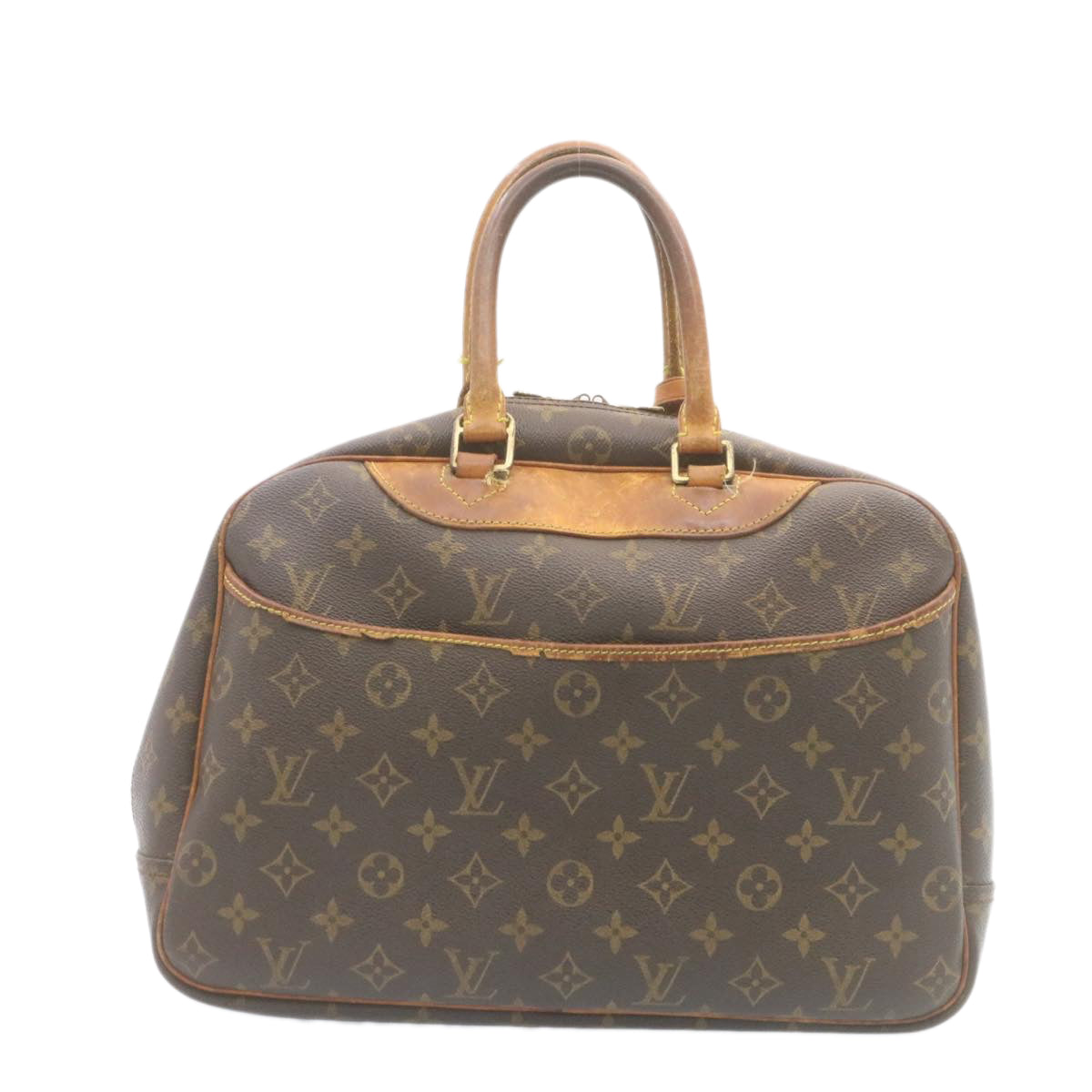 LOUIS VUITTON Monogram Deauville Hand Bag M47270 LV Auth ds379