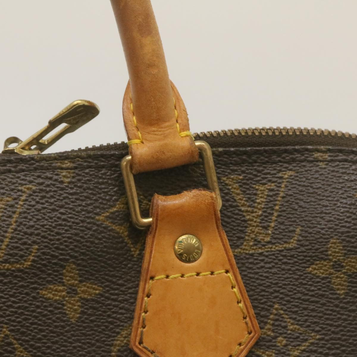 LOUIS VUITTON Monogram Alma Hand Bag M51130 LV Auth ds430