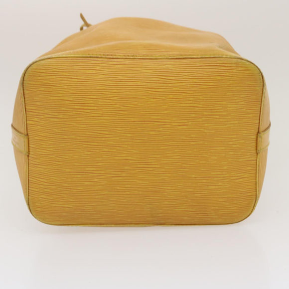 LOUIS VUITTON Epi Petit Noe Shoulder Bag Tassili Yellow M44109 LV Auth ds439