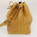 LOUIS VUITTON Epi Petit Noe Shoulder Bag Tassili Yellow M44109 LV Auth ds439-3