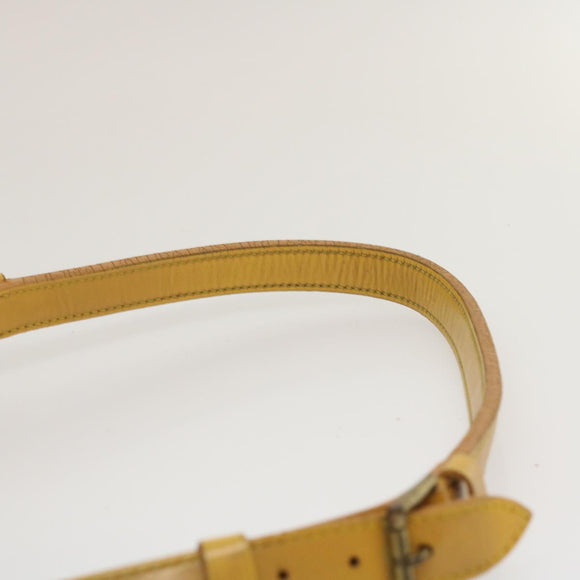 LOUIS VUITTON Epi Petit Noe Shoulder Bag Tassili Yellow M44109 LV Auth ds439