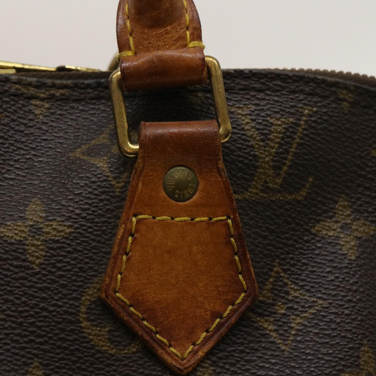 LOUIS VUITTON Monogram Alma Hand Bag M51130 LV Auth ds460