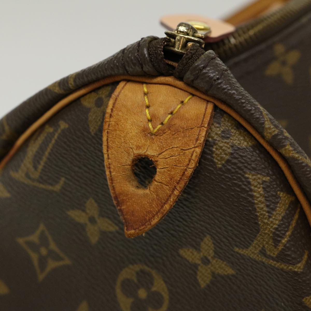 LOUIS VUITTON Monogram Speedy 40 Hand Bag M41522 LV Auth ds469