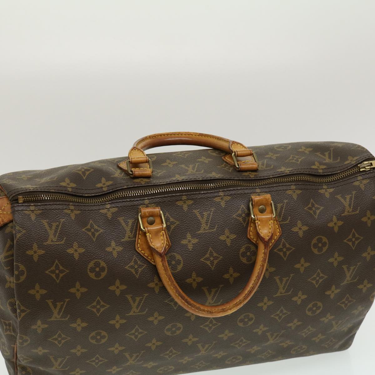 LOUIS VUITTON Monogram Speedy 40 Hand Bag M41522 LV Auth ds469