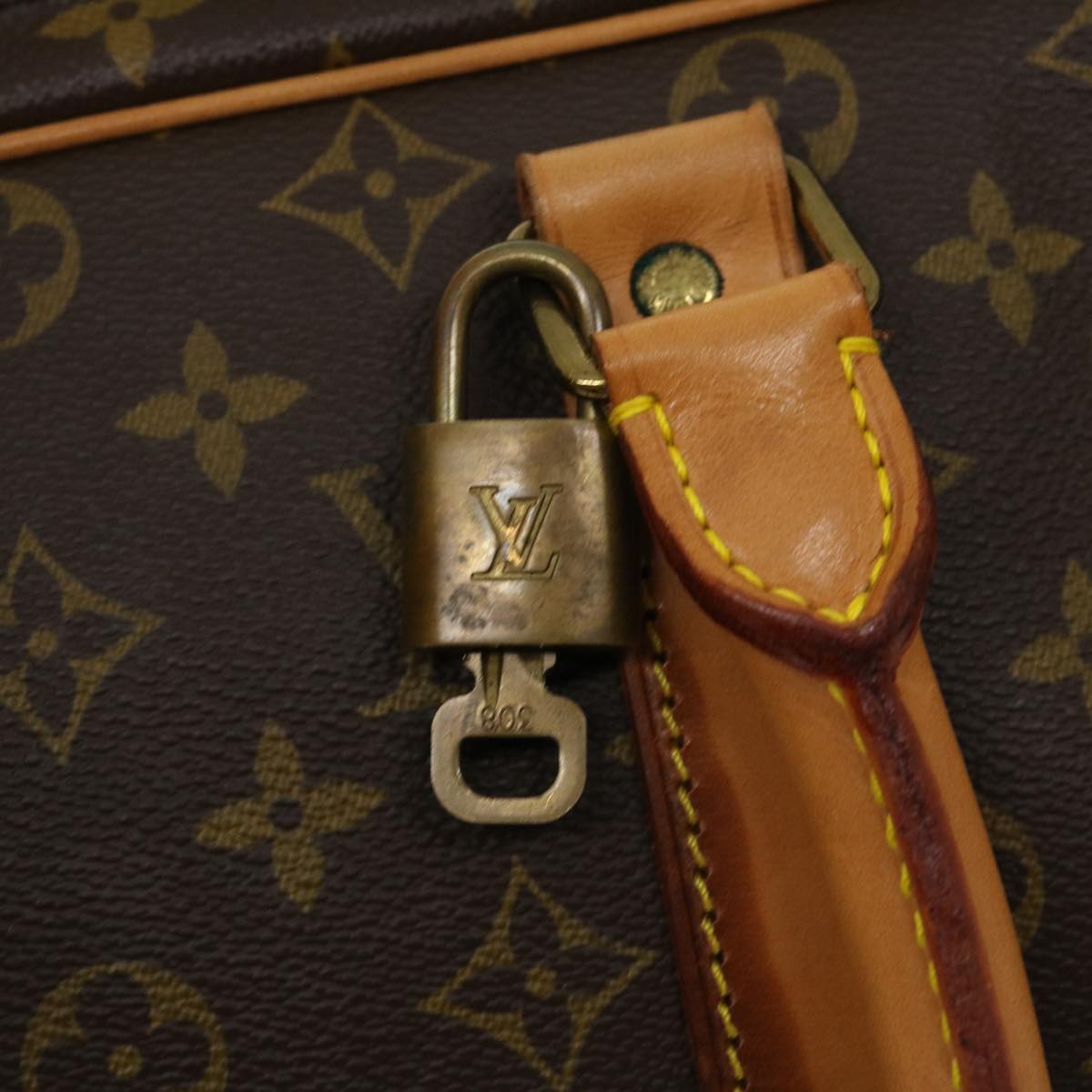 LOUIS VUITTON Monogram Sirius 45 Boston Bag M41408 LV Auth ds475