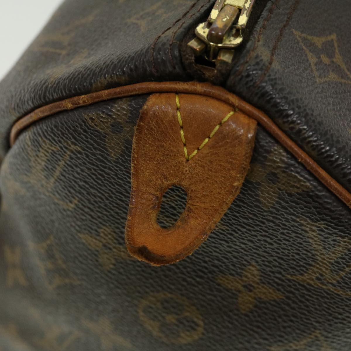 LOUIS VUITTON Monogram Speedy 30 Hand Bag M41526 LV Auth ds479