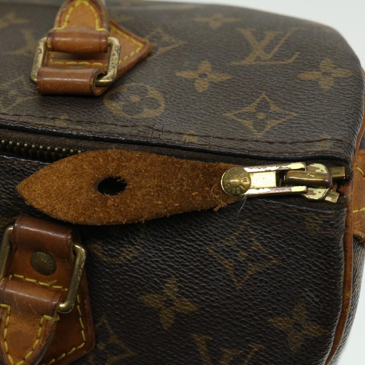 LOUIS VUITTON Monogram Speedy 30 Hand Bag M41526 LV Auth ds479