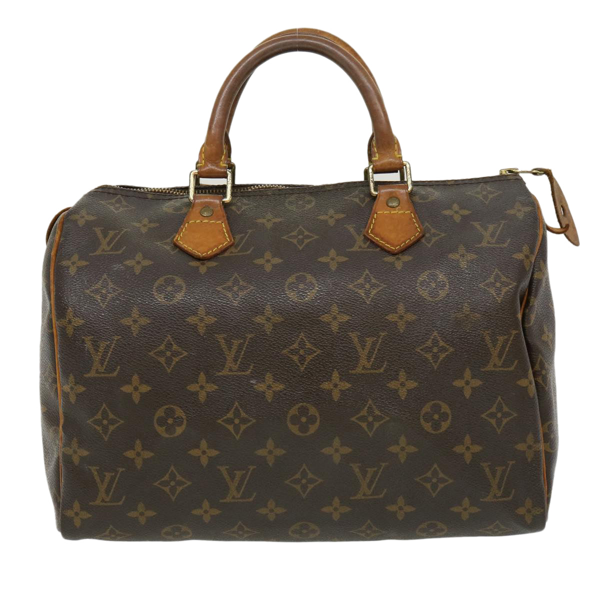 LOUIS VUITTON Monogram Speedy 30 Hand Bag M41526 LV Auth ds479