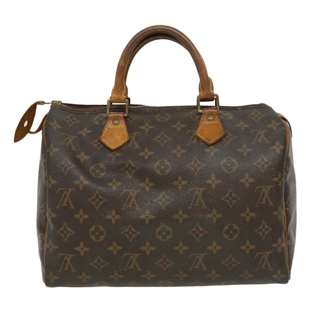 LOUIS VUITTON Monogram Speedy 30 Hand Bag M41526 LV Auth ds479